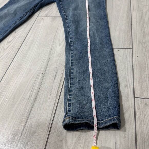 Lauren Ralph lauren cotton jeans size 6   Unique green trim design - Picture 5 of 8